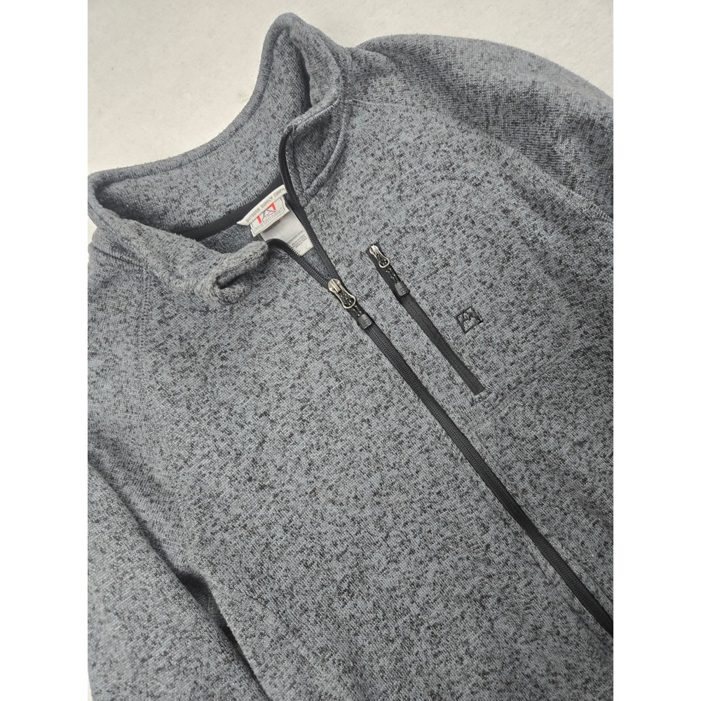 Avalanche Outdoor Supply Company Gray Fleece Jacket‎ Full Zip Size Small Men's